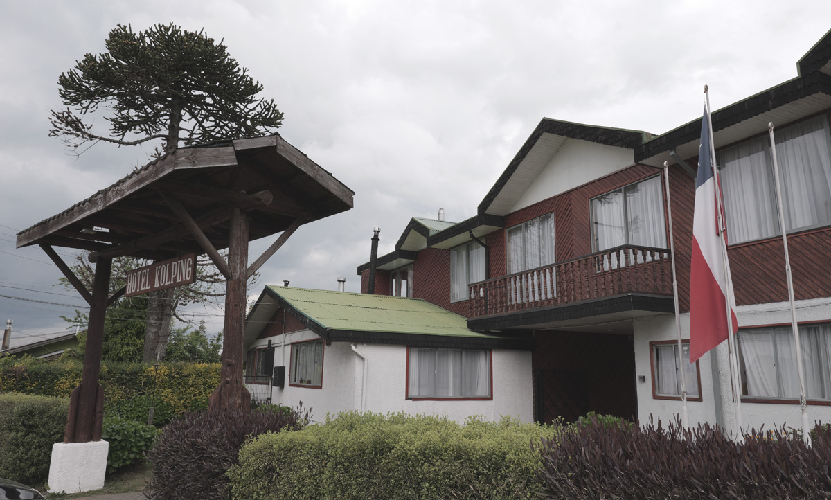 Fachada del antiguo Hotel Kolping, futura casa de El Encuentro